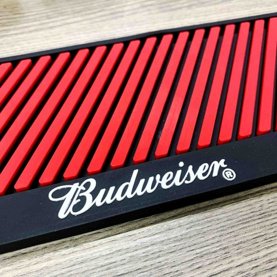 Bar Mat Budweiser Rojo 61cm