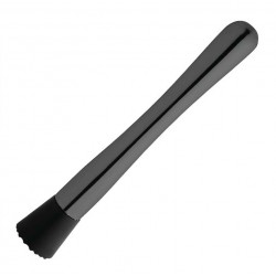 Macerador Luxury Estriado Acero Negro